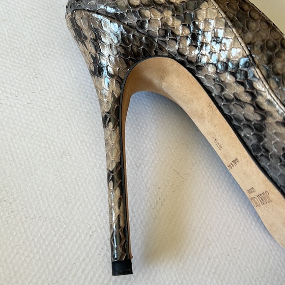 Jimmy Choo London snakeskin stiletto high heels  37 Italy - Picture 5 of 16